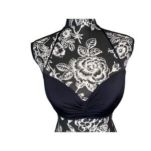 Shade And Shore Padded Push Up Halter Bikini Top 36B Beachwear Swimsuit Vacation